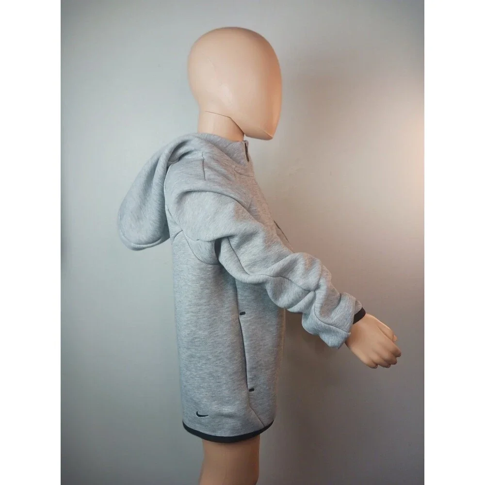Nike Tech Fleece Hoodie Kids Jacket Grey Size Small